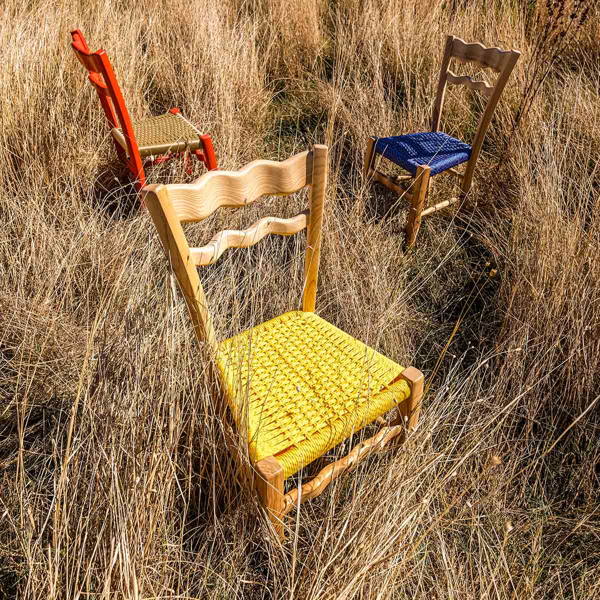Sedia in legno A Signurina sole by Myop