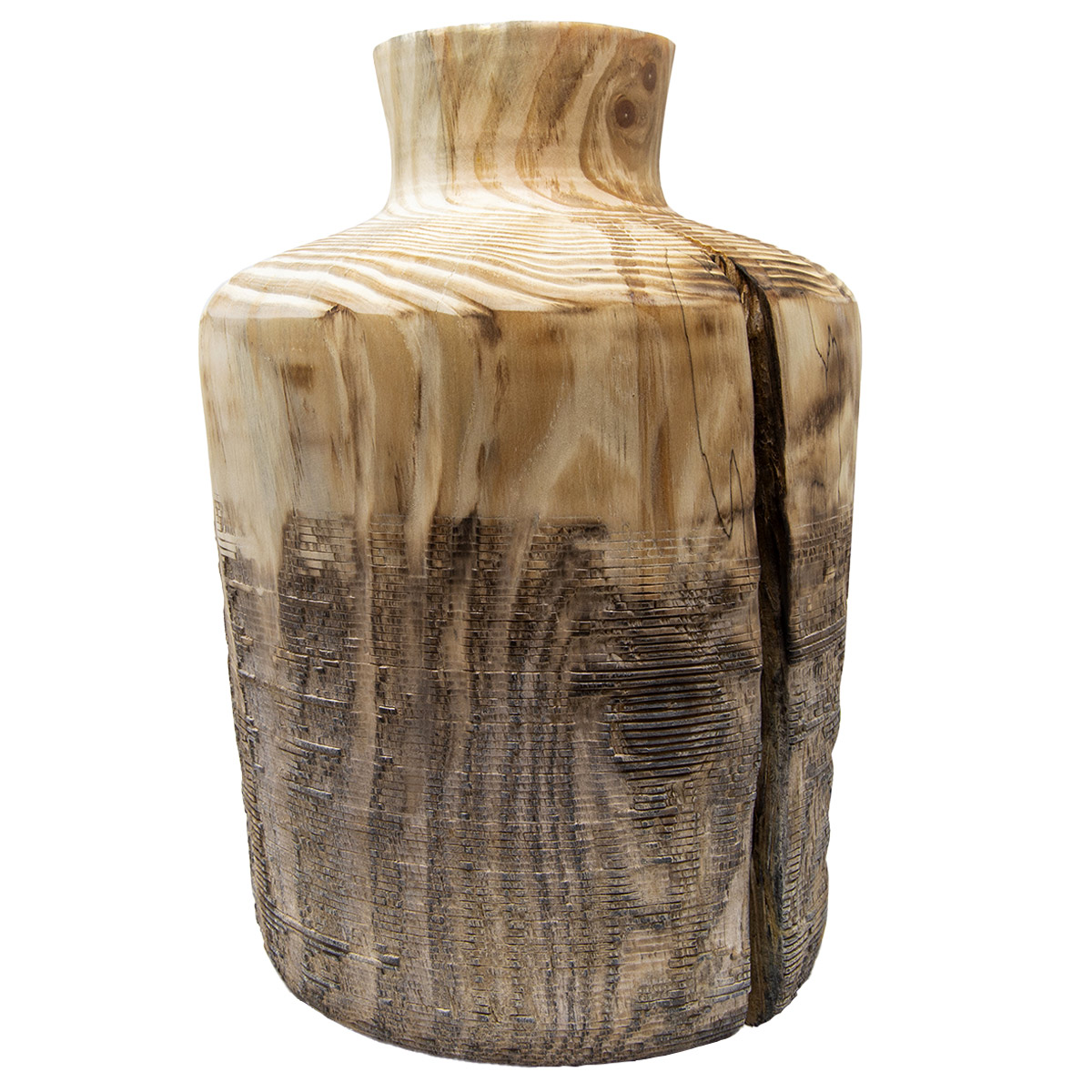Vaso in legno Alberi short