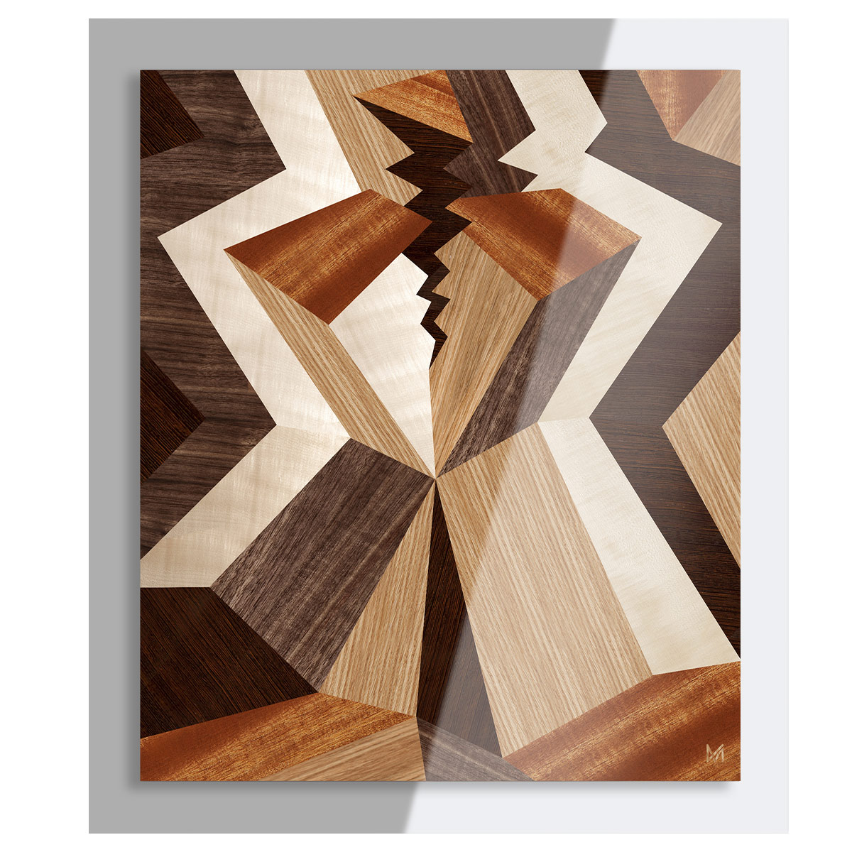 Quadro in legno Contrasto, Opaca by Marzia Boaglio