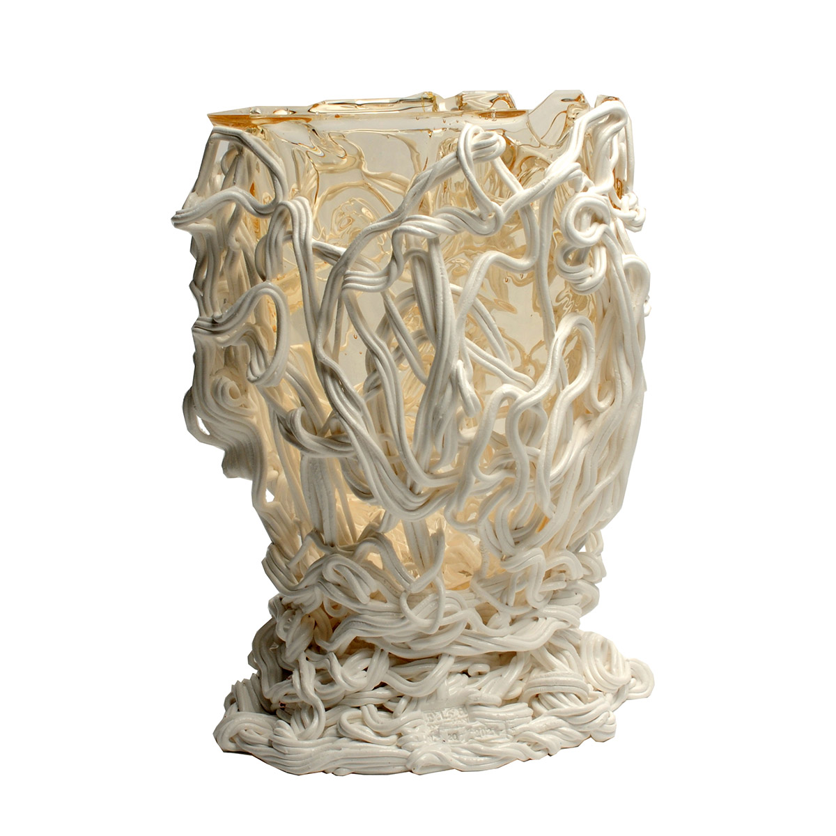 Vaso in resina Spaghetti Special white   by Corsi Design