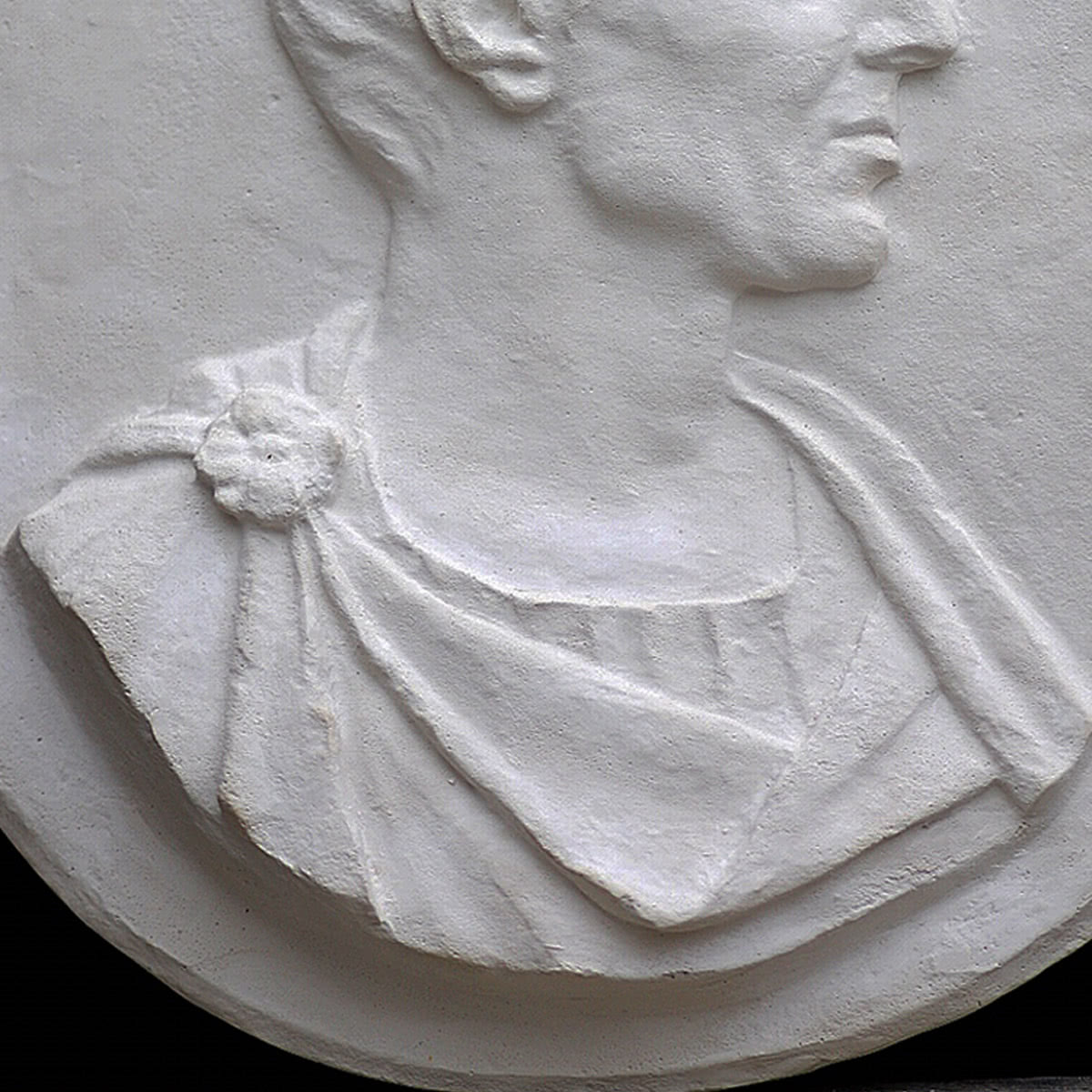 Bassorilievo in gesso Ottaviano Augusto by Studio Galleria Romanelli