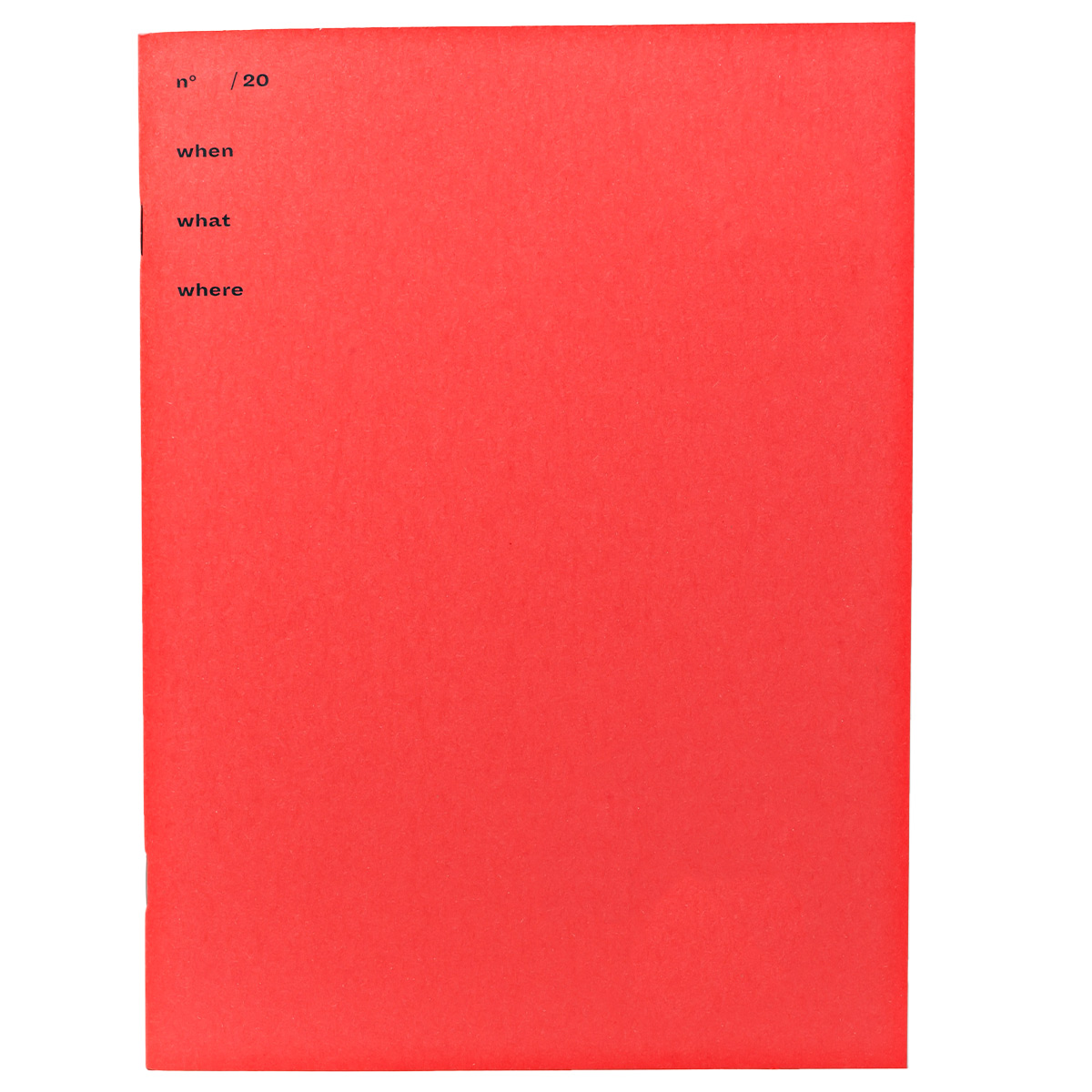 Quaderno Notebook Basic Red
