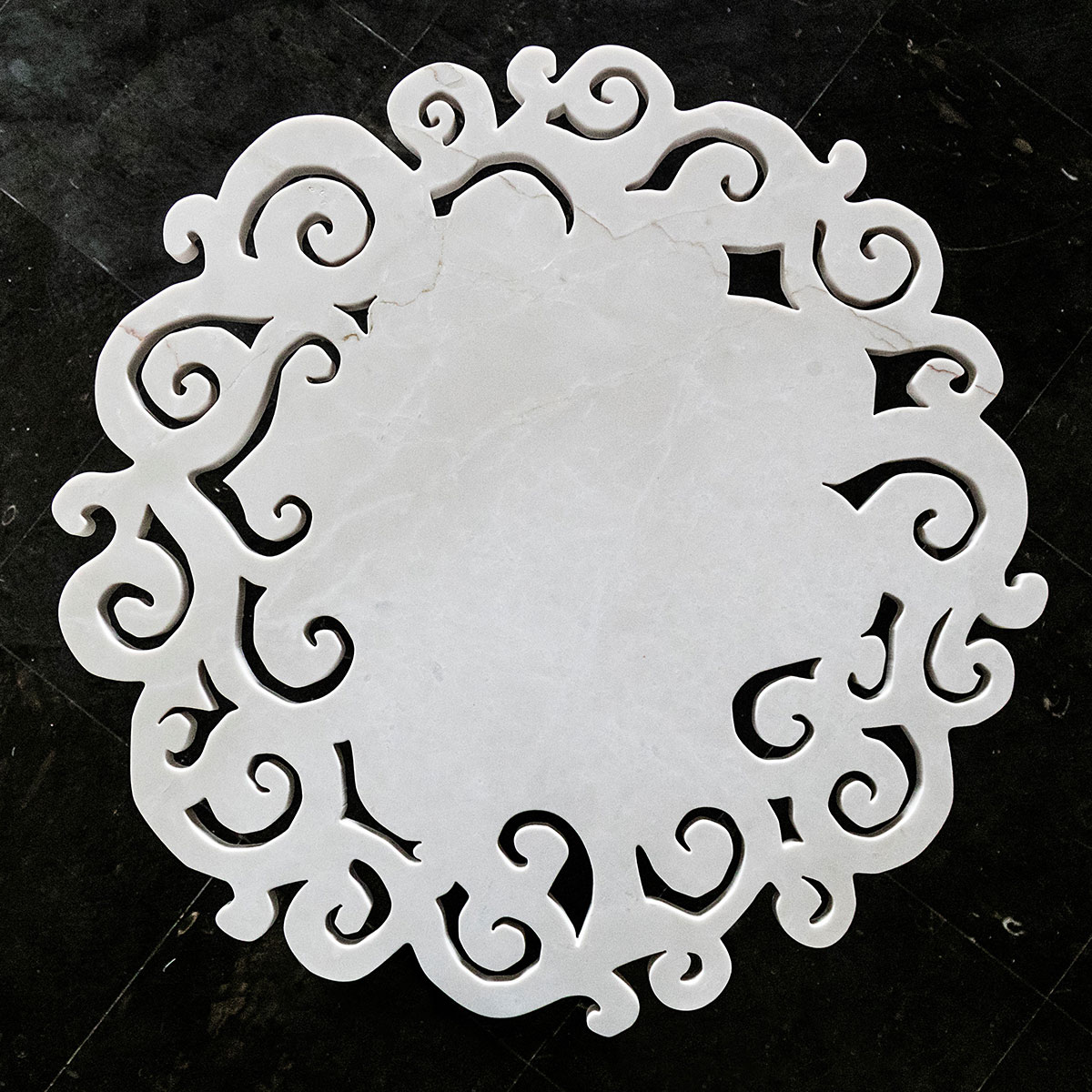 Tavolino in marmo Macramè Total by Kimano Design