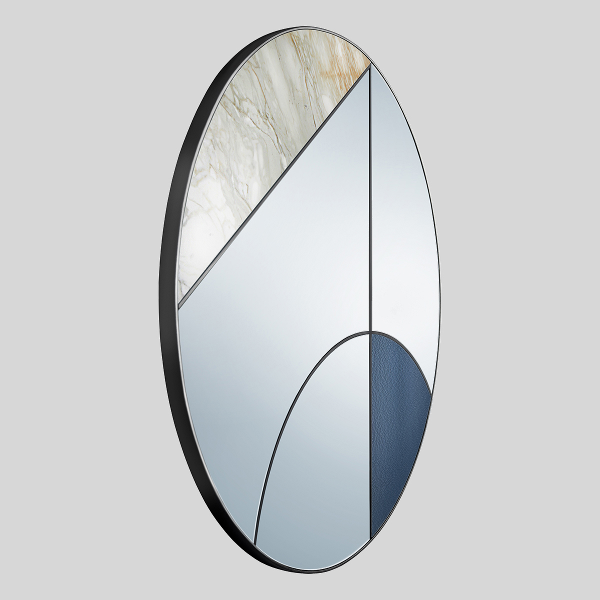 Specchio tondo Eclipsis I by Atlasproject