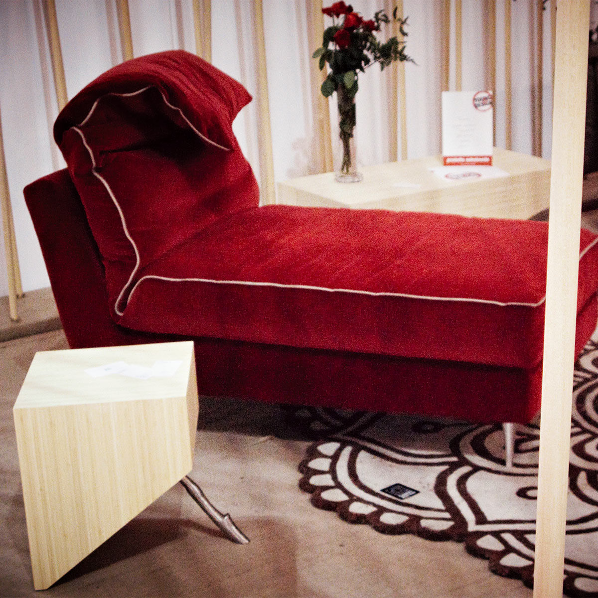 Daybed Casquet short, rosso by Biosofa