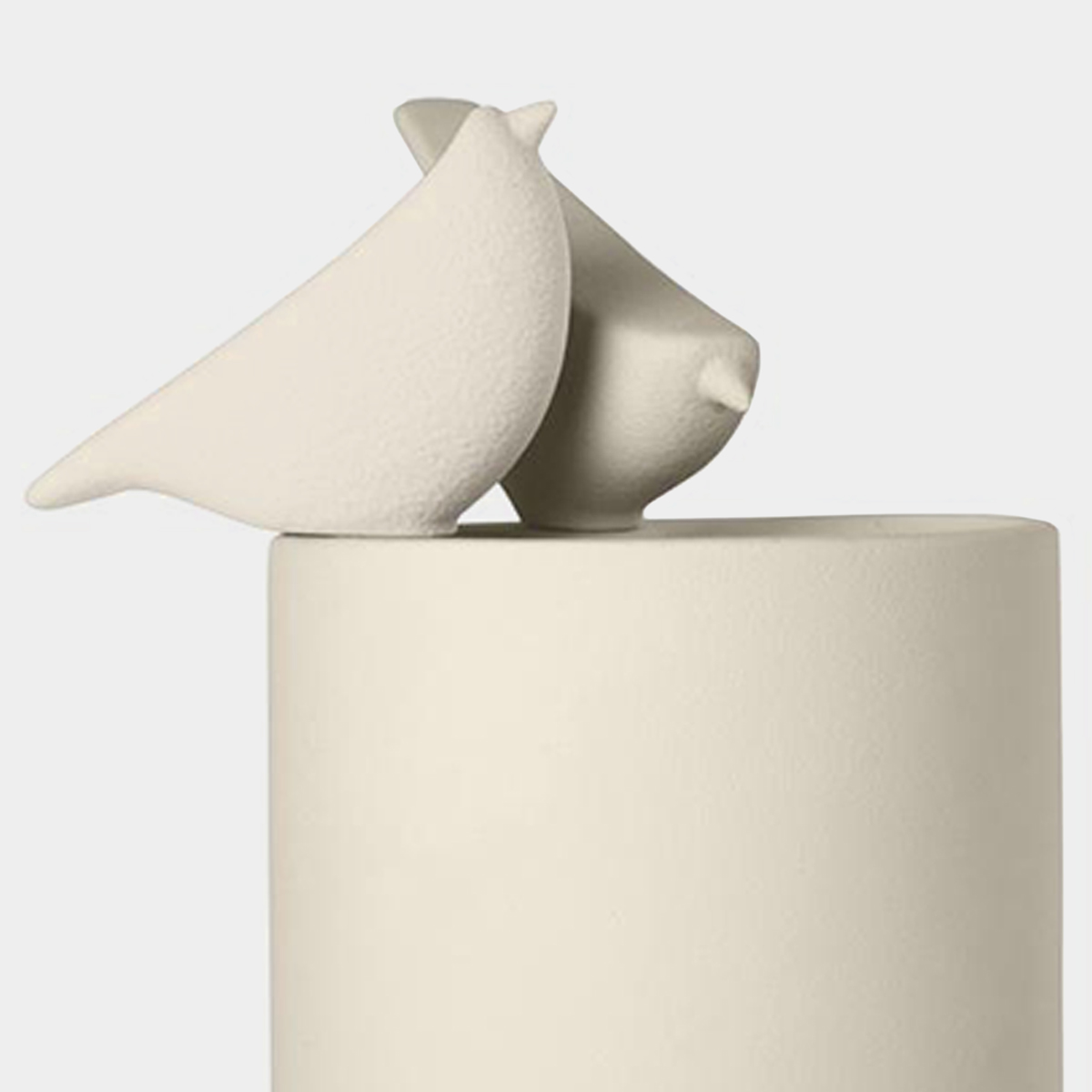 Vaso design Colibrì 1, caolino by Lineasette