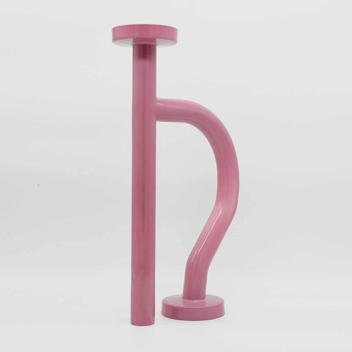 Vaso scultura Curvy, rosa by TU BI