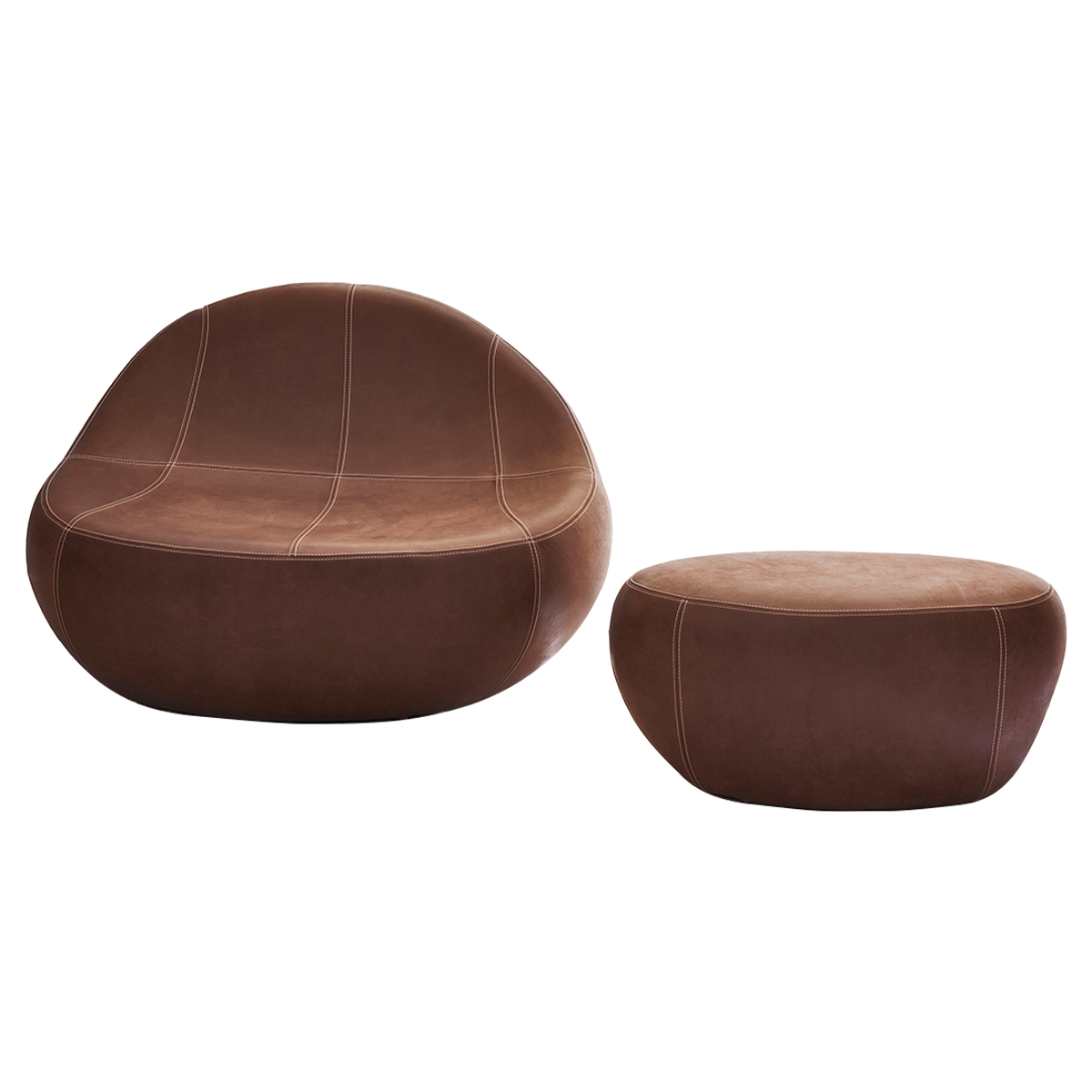 Poltroncina con pouf design Flirtstones by SpHaus