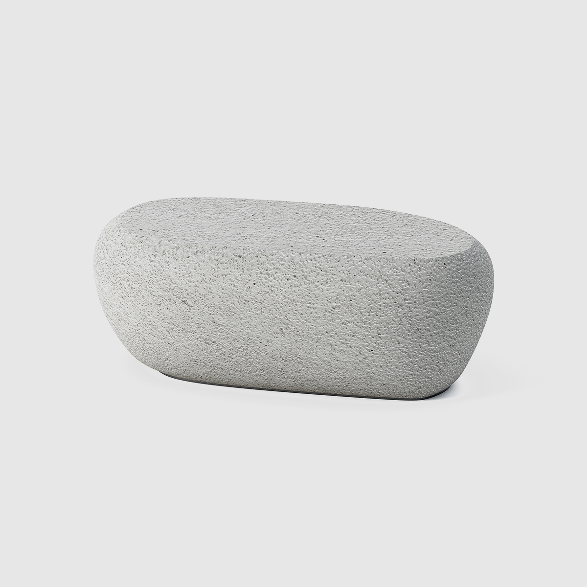 Tavolino/pouf design Flirtstones Material, nero |  M by SpHaus