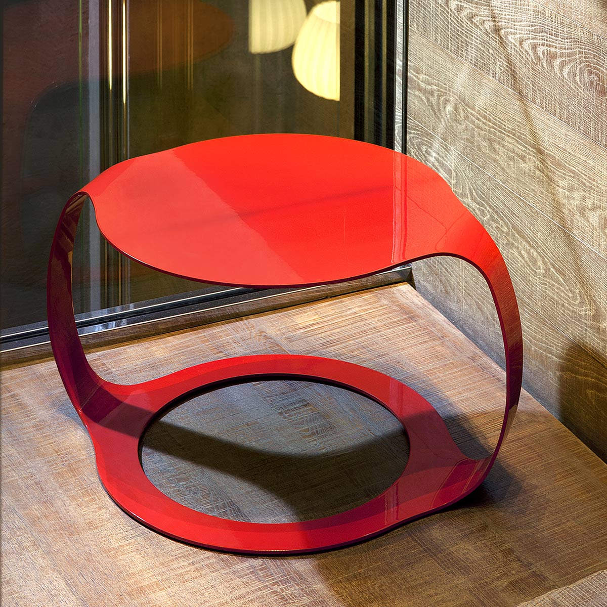 Tavolino design Ora M, rosso by SpHaus
