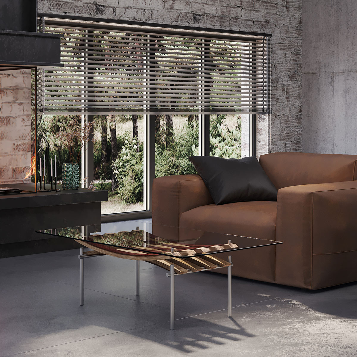 Tavolino rettangolare Vinci by Winetage
