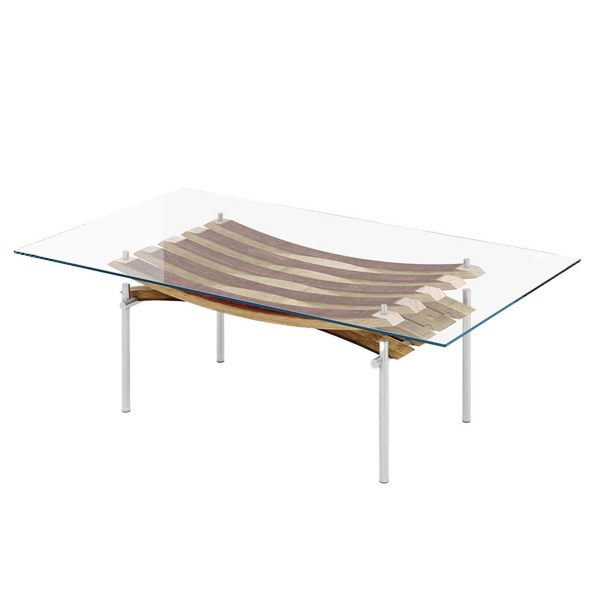 Tavolino rettangolare Vinci by Winetage