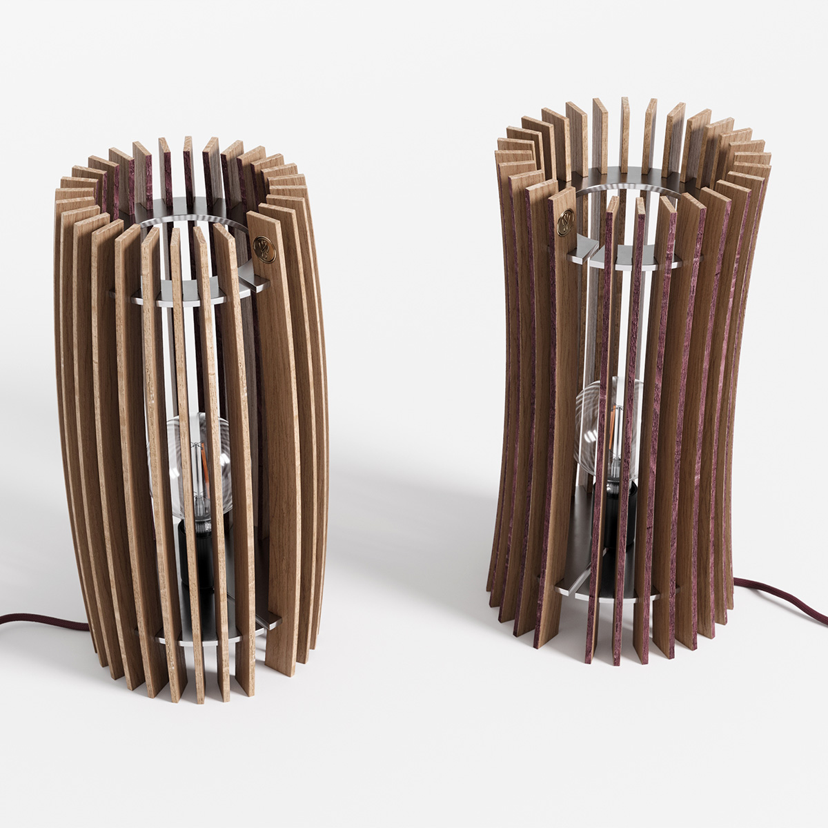 Lampada in legno Flussio by Winetage