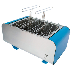 Barbecue verticale a carbonella Grill, blue by Myop