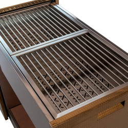 Barbecue in acciaio Snail Electro gold by Myop