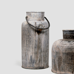 Vaso in legno Grassland tall by Hands on Design