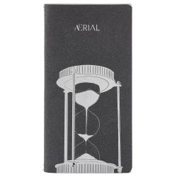 Quaderno tascabile Temporeggiare, grigio scuro by Aerial Design