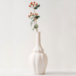 Vaso in ceramica Bianca by Le Morandine 