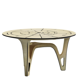Tavolo rotondo design The secret garden