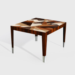 Tavolino basso "Bene/Male", L 60.5 x H 45 x P 70 cm by Marzia Boaglio