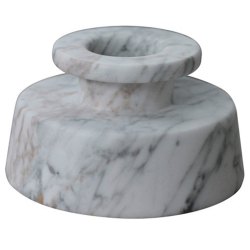 Vaso in marmo Bruciato  by Carrara Home Design 