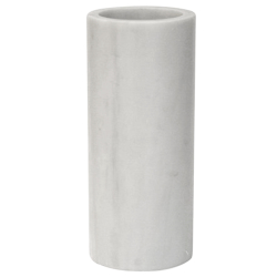 Vaso per fiori Cylinder , bianco carrara by Carrara Home Design 