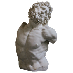 Busto in gesso Laocoonte by Studio Galleria Romanelli