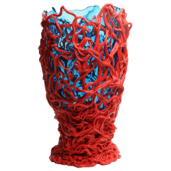 Vaso in resina Spaghetti Special Coral-Blue by Corsi Design
