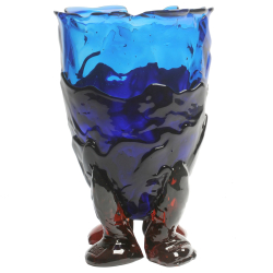 Vaso in resina Clear Extra Colour Blue Red