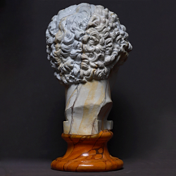 Testa in gesso Antinoo by Studio Galleria Romanelli