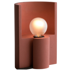 Lampada da tavolo Esse, rosso by Plato Design