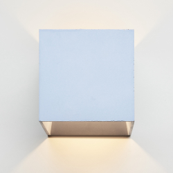 Lampada da parete Cromia Cubic, azzurro by Plato Design