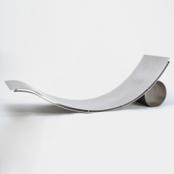 Chaise longue design Rolling by Roberto  Monte