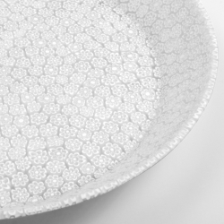 Piatto design Bouquet bianco, L by Hands on Design