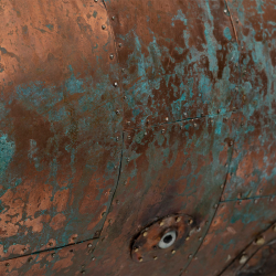 Scultura in metallo Copper Moby by Stefano Prina