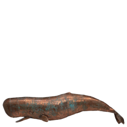 Scultura in metallo Copper Moby