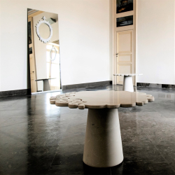 Tavolino design Macramè Half by Kimano Design