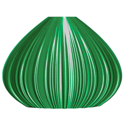 Vaso scultura Douglas, verde by Dygodesign