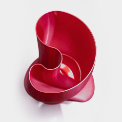 Vaso scultura Feeling, rosso |  M by Dygodesign