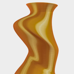 Vaso scultura Vega, oro |  M by Dygodesign