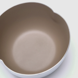 Ciotole Impronta Bowls, satinata |  cappuccino by Mesa Design