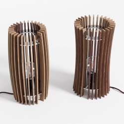 Lampada in legno Flussio by Winetage