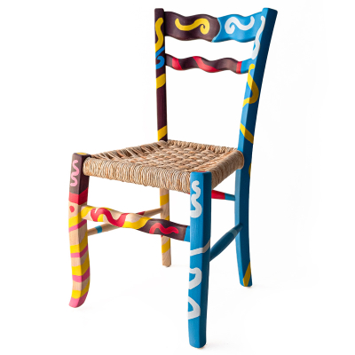 Sedia in legno A Signurina Sciacca