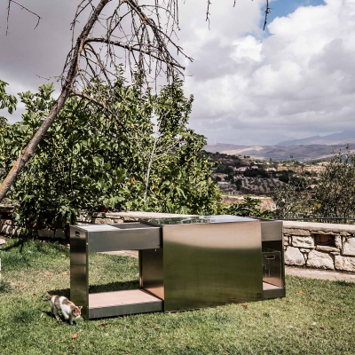 Barbecue in acciaio Snail Inox by Myop