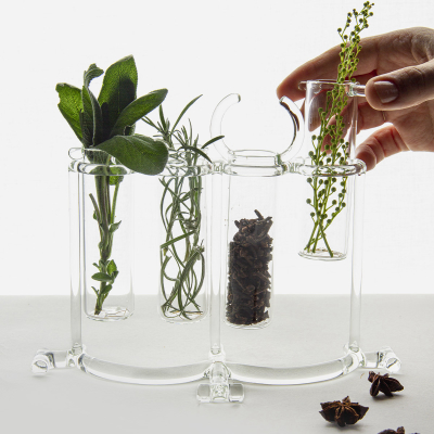 Porta-spezie/vasi per fiori “SiO2 Flower Pot” by StudioNotte 
