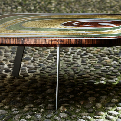 Tavolino design Jael Green by Ivan Paradisi
