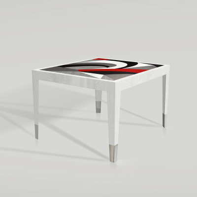Tavolino rettangolare di design, L 82 x H 45 x P 95 cm |  Opaca by Marzia Boaglio