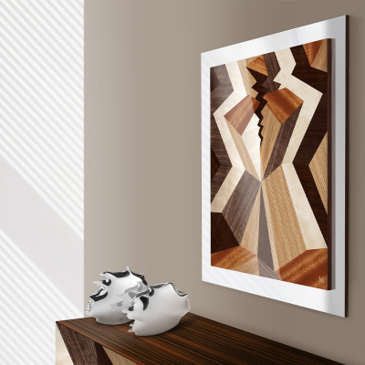 Quadro in legno Contrasto, Opaca by Marzia Boaglio