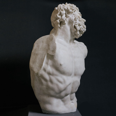 Busto in gesso Laocoonte by Studio Galleria Romanelli