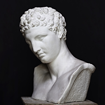 Busto in gesso Ermes by Studio Galleria Romanelli